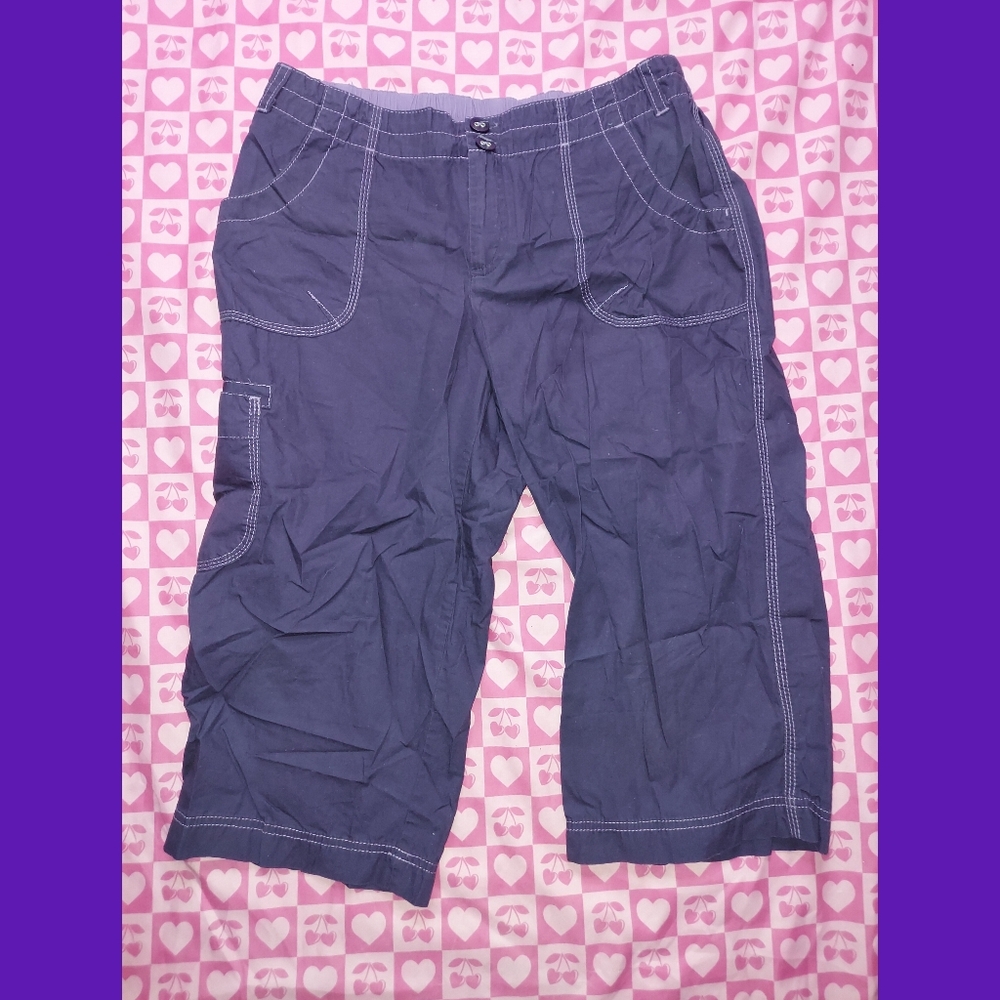 Purple Athletic SB Capris
